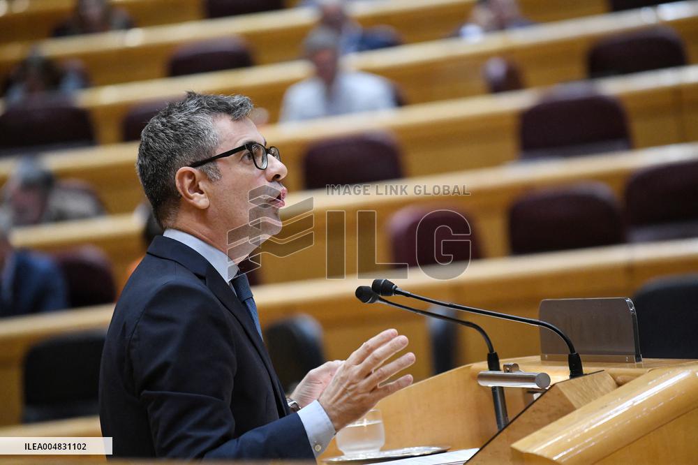 Government Faces Economic Questions in Senate - Madrid