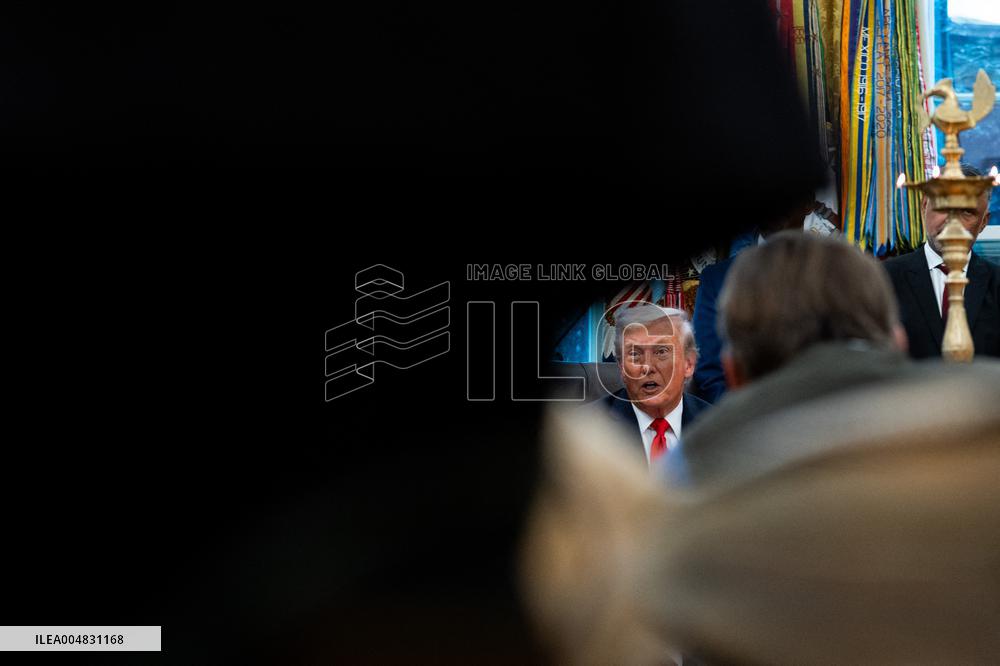 President Trump At Diwali Celebration - DC