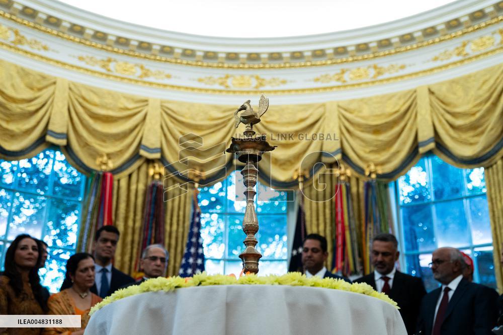 President Trump At Diwali Celebration - DC