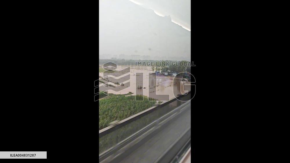 China: Heavy Downpours Trigger Severe Flooding in Weinan, Shaanxi