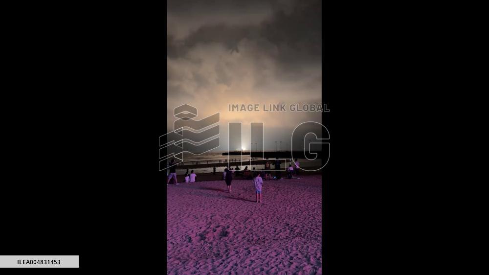 China: Jielong-3 Rocket Launches From Offshore Platform in Shandong