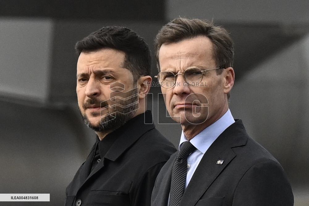 SWEDEN ZELENSKY KRISTERSSON MEETING
