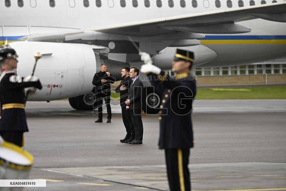SWEDEN ZELENSKY KRISTERSSON MEETING