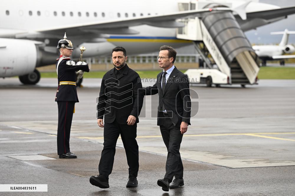 SWEDEN ZELENSKY KRISTERSSON MEETING