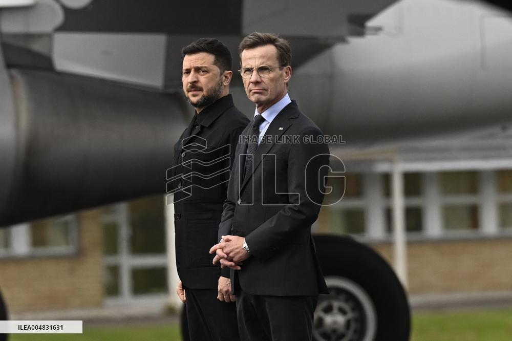 SWEDEN ZELENSKY KRISTERSSON MEETING