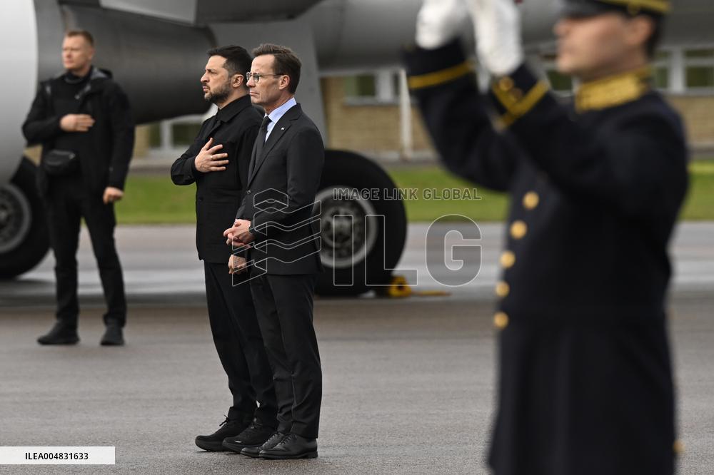 SWEDEN ZELENSKY KRISTERSSON MEETING