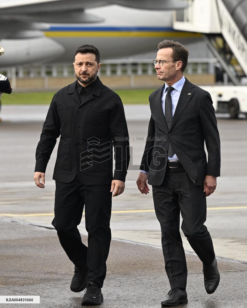 SWEDEN ZELENSKY KRISTERSSON MEETING