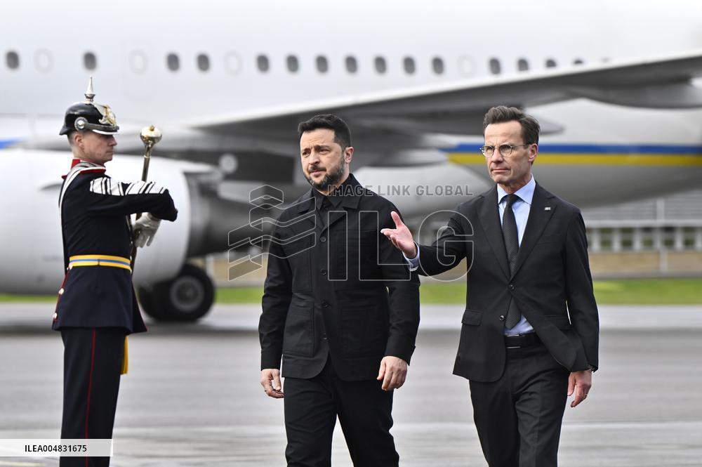 SWEDEN ZELENSKY KRISTERSSON MEETING