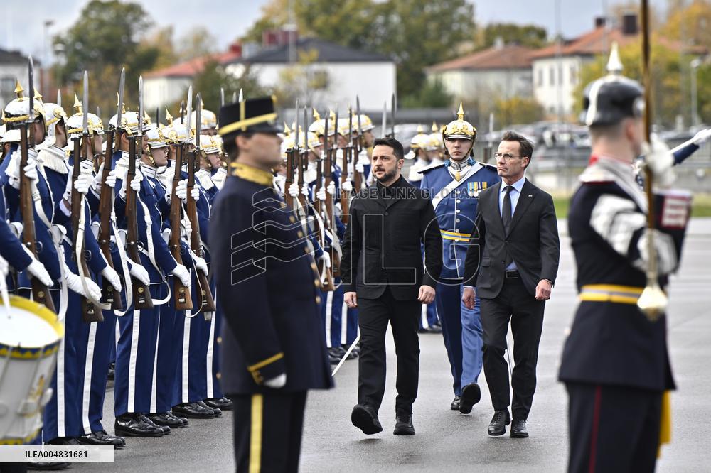 SWEDEN ZELENSKY KRISTERSSON MEETING