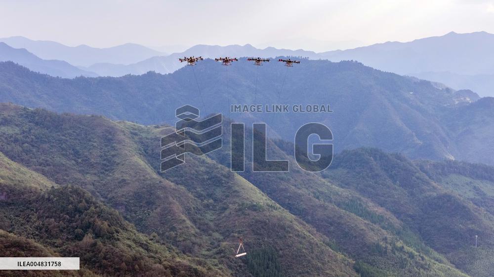 Drones Facilitate Infrastructure Construction