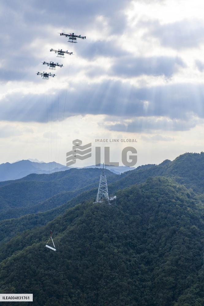 Drones Facilitate Infrastructure Construction