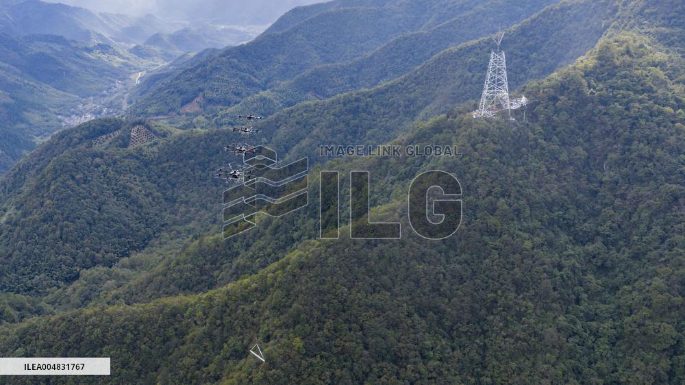 Drones Facilitate Infrastructure Construction