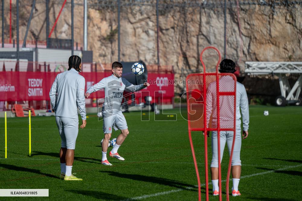 AS Monaco Training Session Held - La Turbie