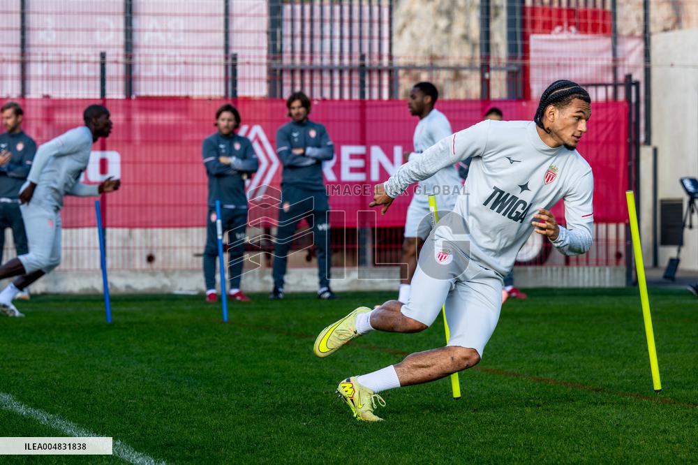 AS Monaco Training Session Held - La Turbie