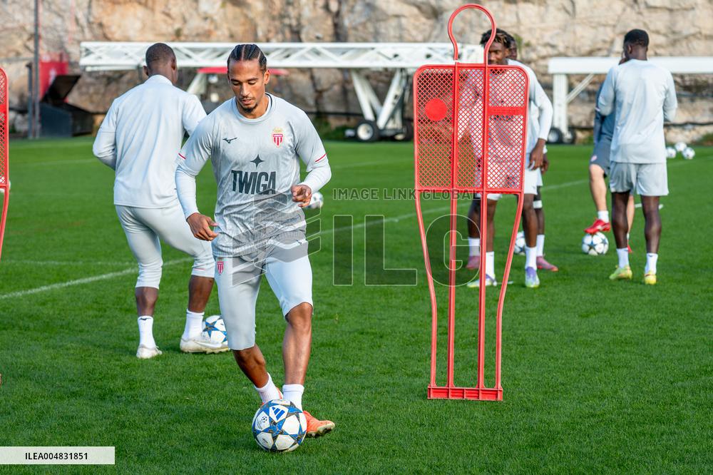 AS Monaco Training Session Held - La Turbie