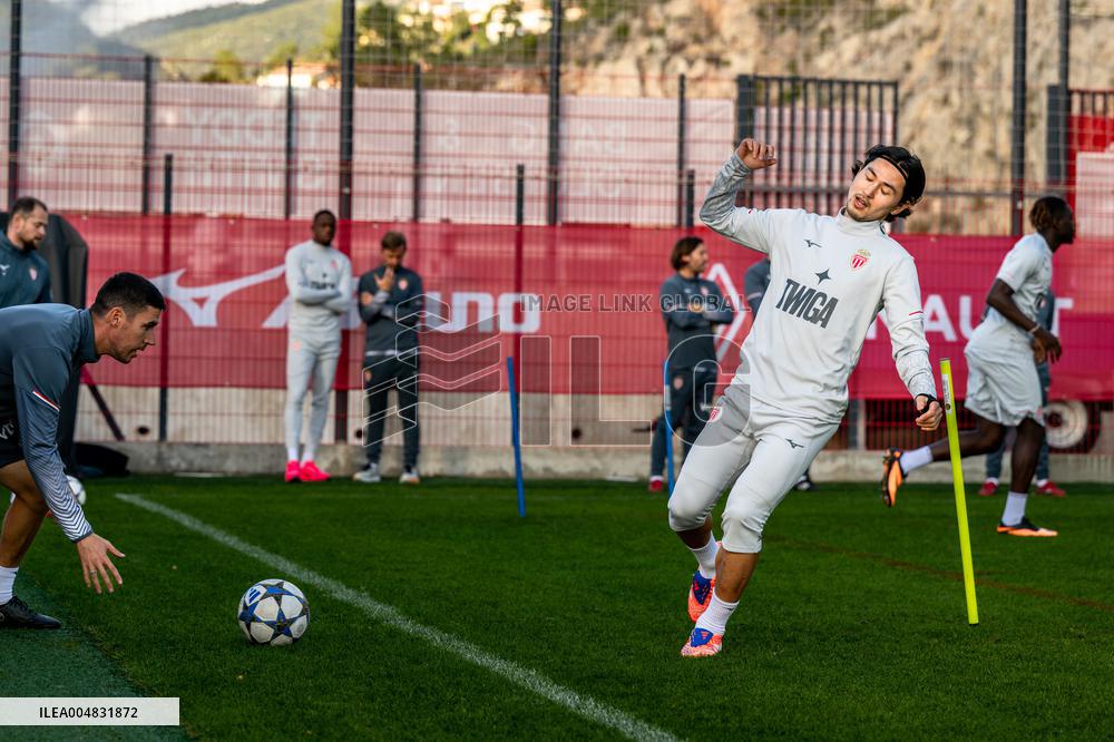 AS Monaco Training Session Held - La Turbie