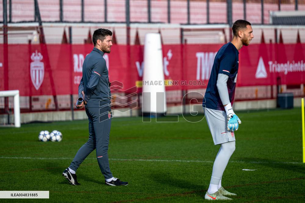 AS Monaco Training Session Held - La Turbie
