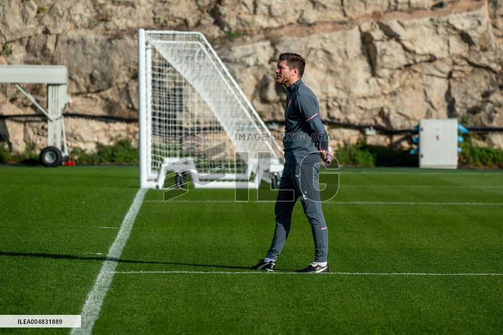 AS Monaco Training Session Held - La Turbie