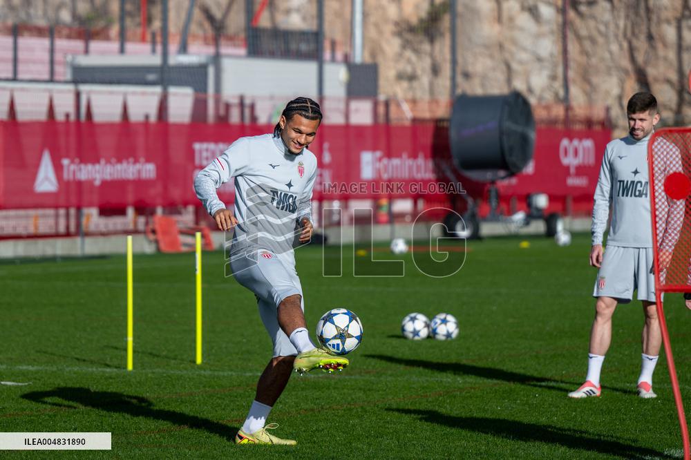 AS Monaco Training Session Held - La Turbie
