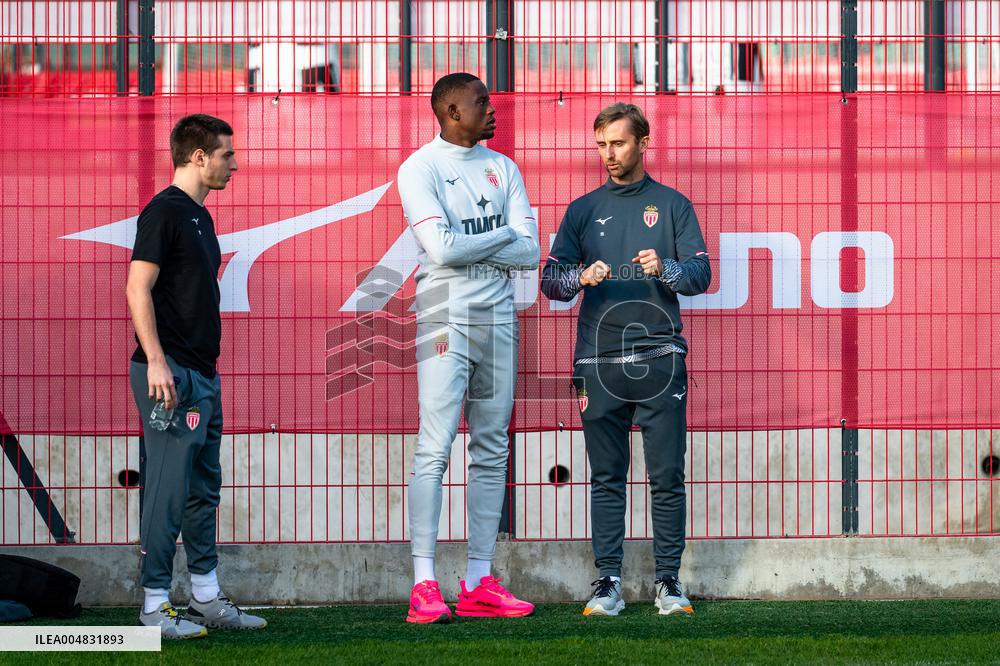AS Monaco Training Session Held - La Turbie