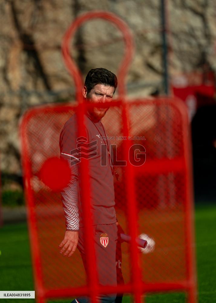 AS Monaco Training Session Held - La Turbie
