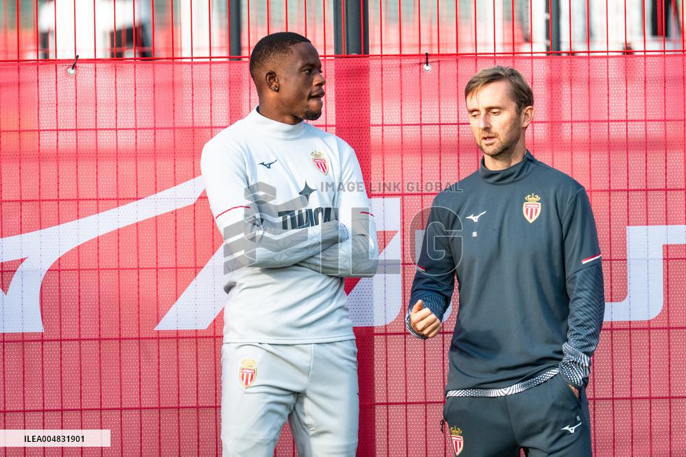 AS Monaco Training Session Held - La Turbie