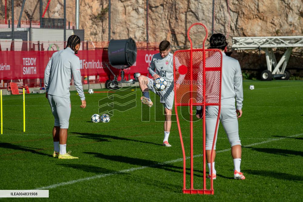 AS Monaco Training Session Held - La Turbie