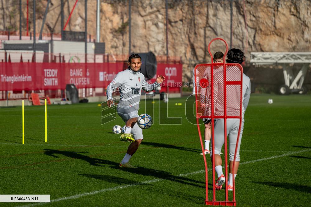 AS Monaco Training Session Held - La Turbie