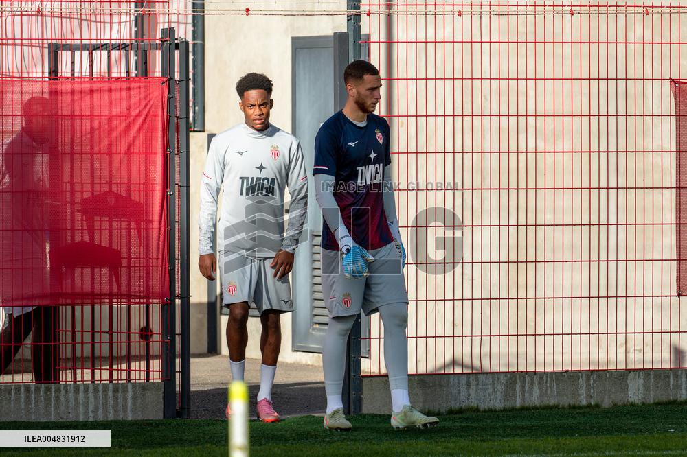 AS Monaco Training Session Held - La Turbie