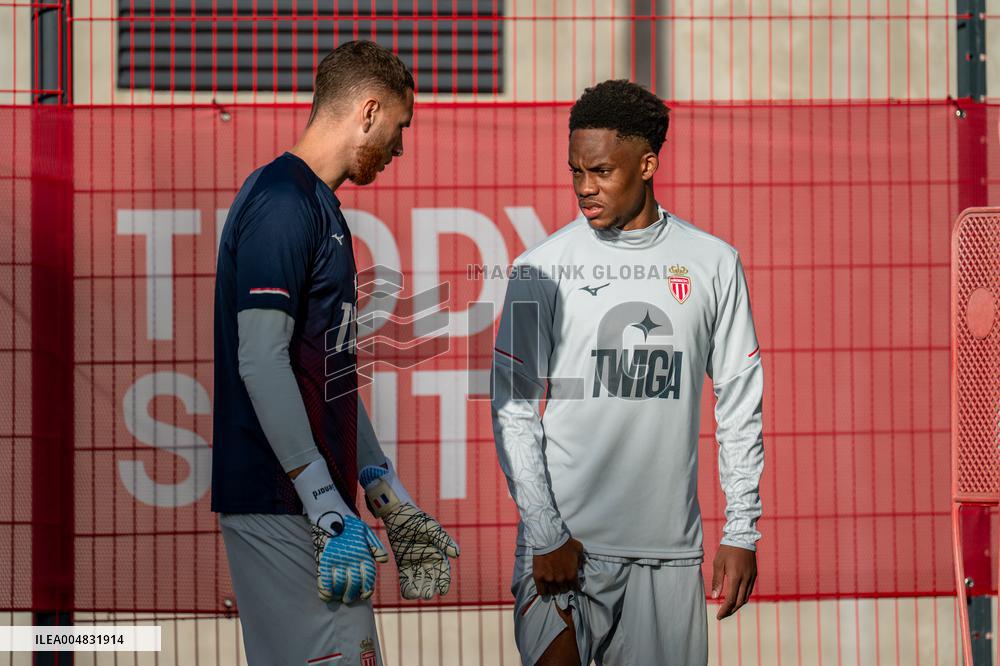 AS Monaco Training Session Held - La Turbie
