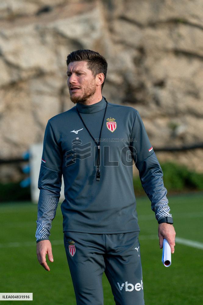 AS Monaco Training Session Held - La Turbie