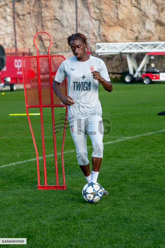AS Monaco Training Session Held - La Turbie