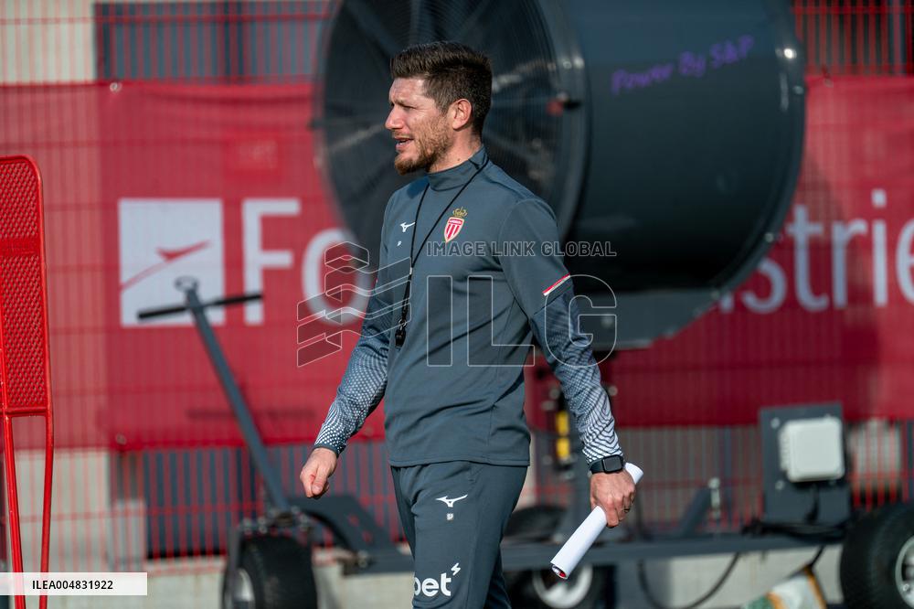 AS Monaco Training Session Held - La Turbie