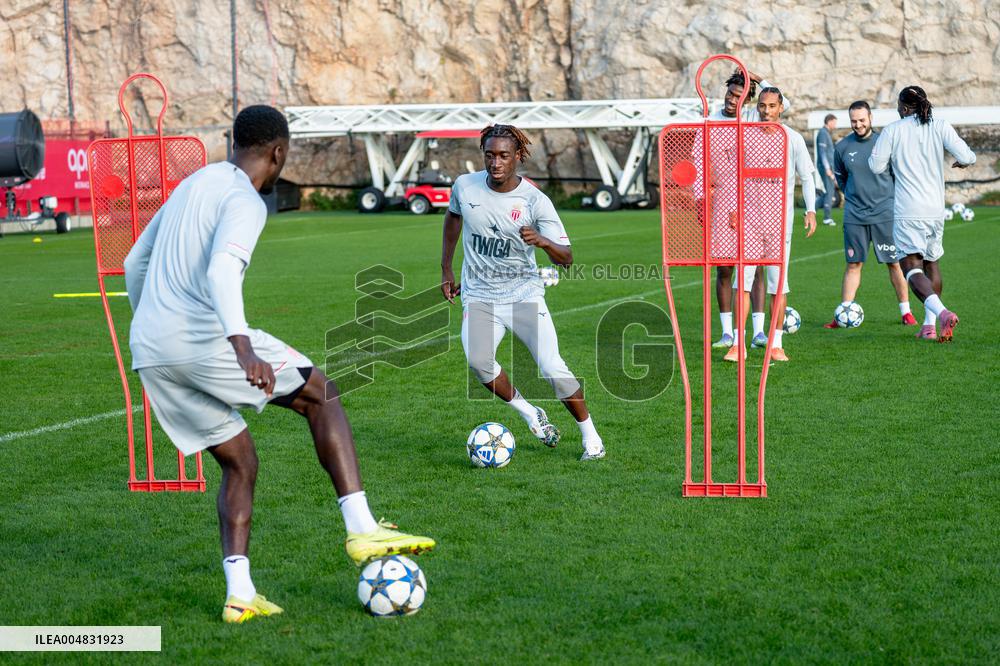 AS Monaco Training Session Held - La Turbie
