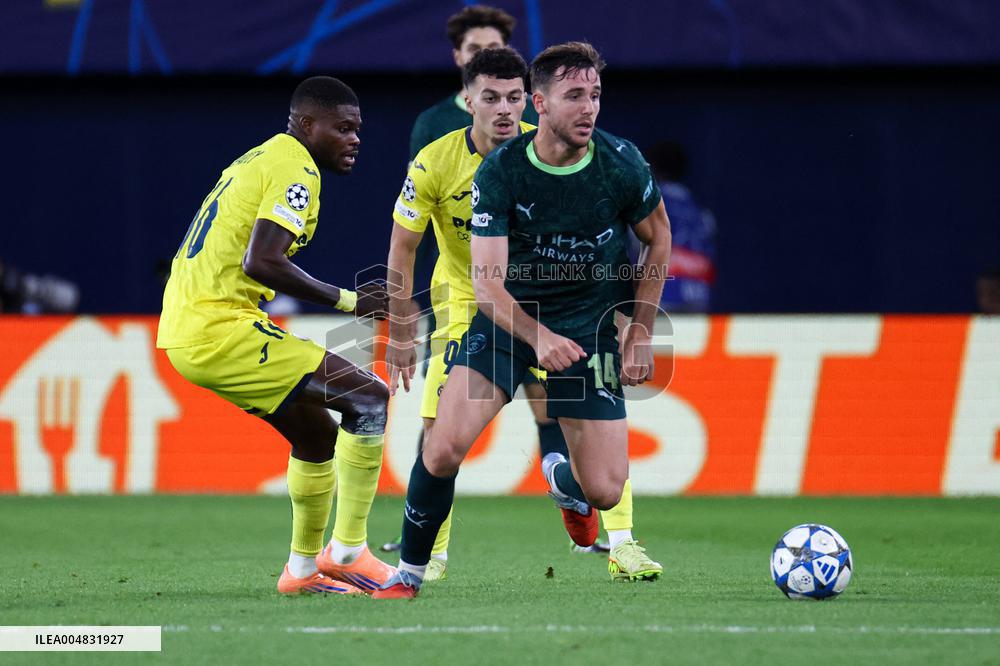 CALCIO - UEFA Champions League - Villarreal CF vs Manchester City