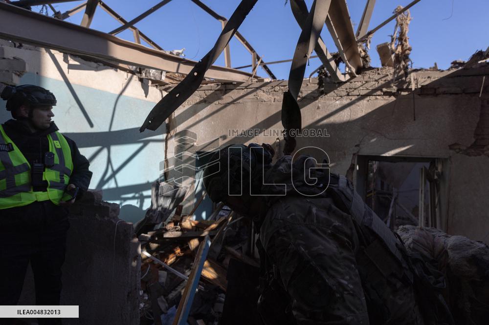 Russian Army's Strike on A Kindergarten - Kharkiv