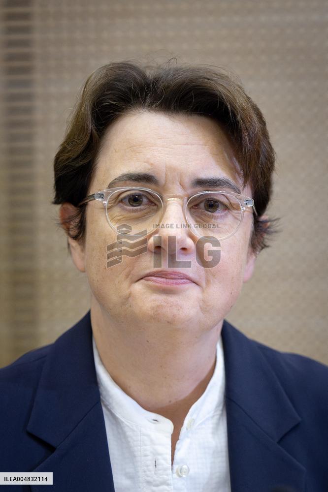 Laurence de Cars At Hearing After Robbery at the Louvre Museum - Paris AJ