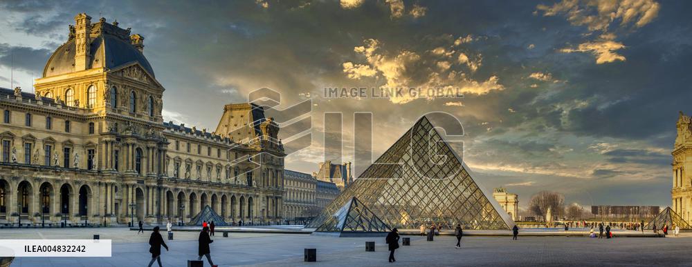 Illustration - Louvre - Paris