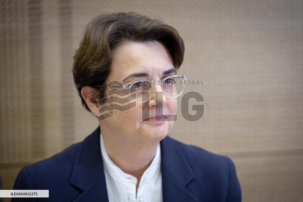 Laurence de Cars At Hearing After Robbery at the Louvre Museum - Paris AJ