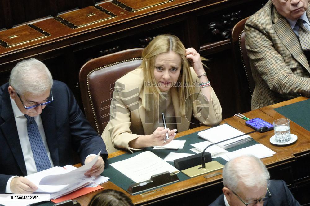 PM Meloni Addresses the Chamber of Deputies - Rome