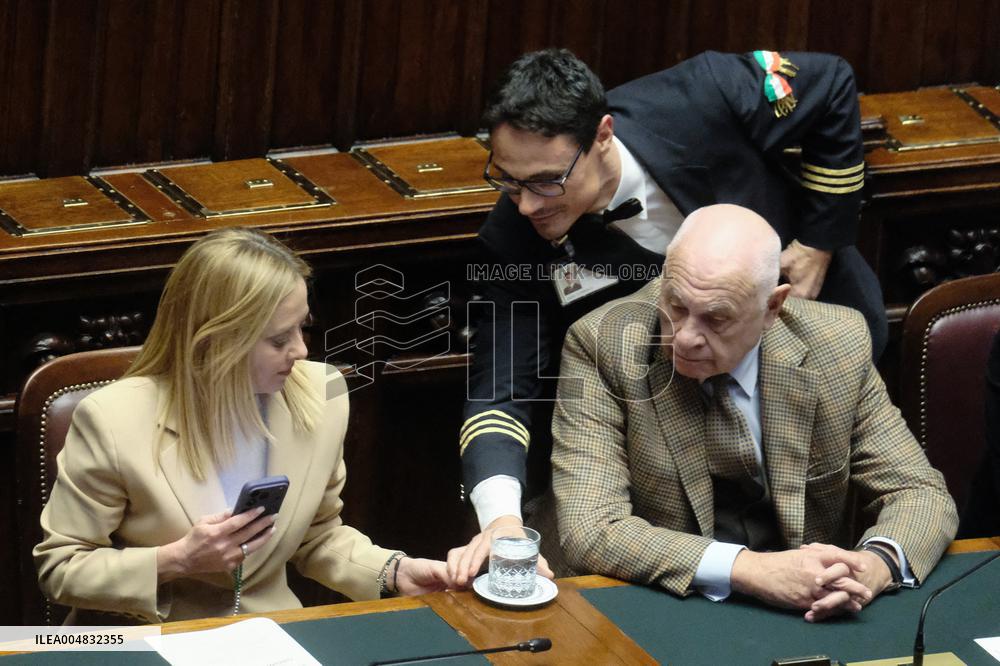 PM Meloni Addresses the Chamber of Deputies - Rome