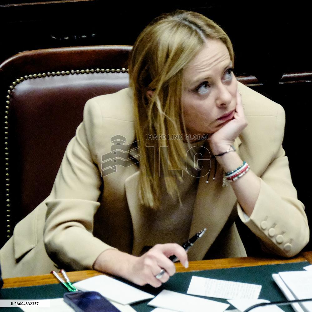 PM Meloni Addresses the Chamber of Deputies - Rome