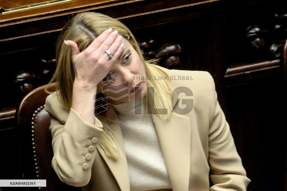 PM Meloni Addresses the Chamber of Deputies - Rome