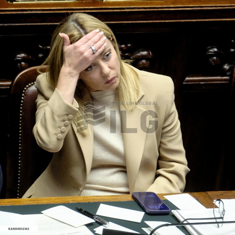 PM Meloni Addresses the Chamber of Deputies - Rome