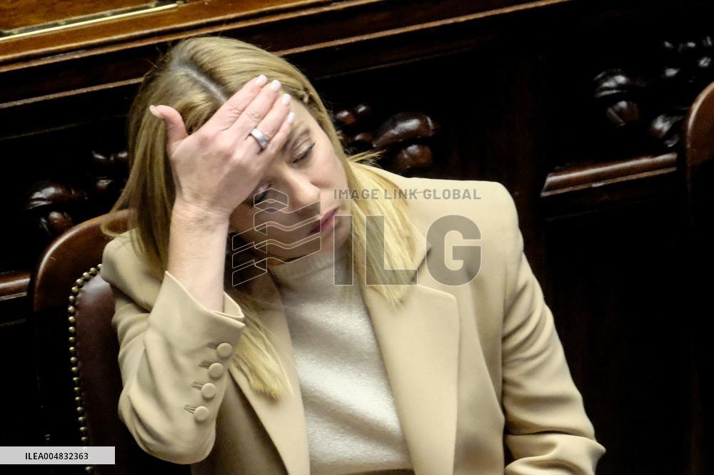 PM Meloni Addresses the Chamber of Deputies - Rome