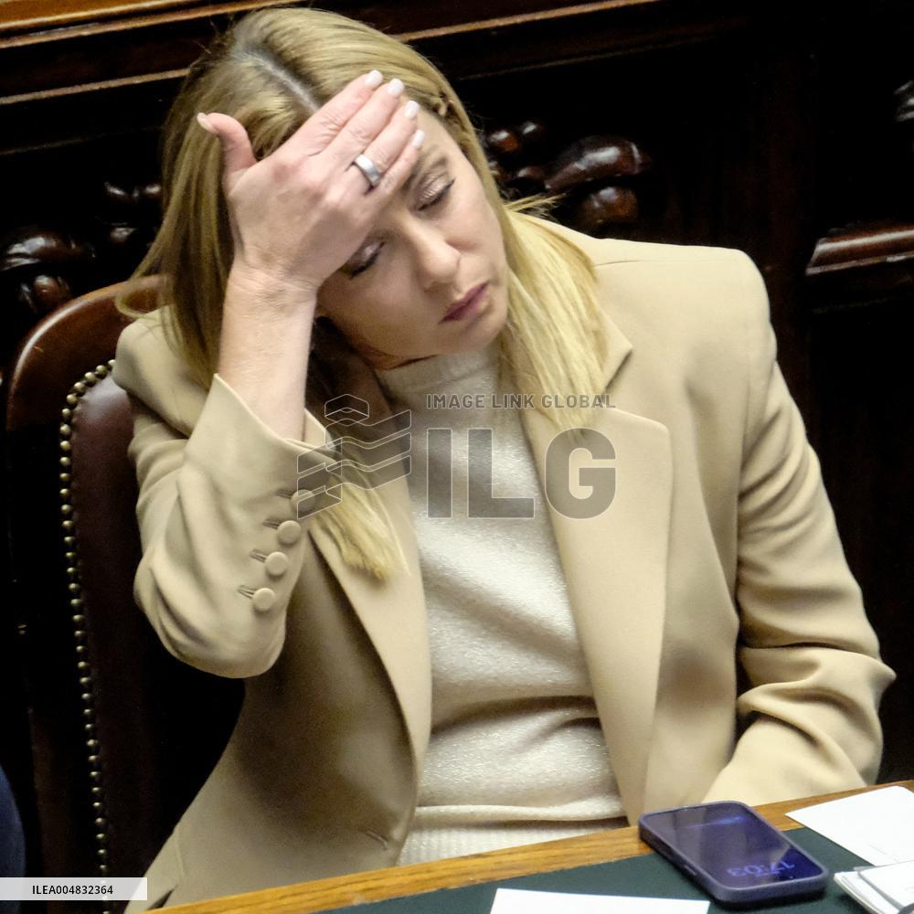 PM Meloni Addresses the Chamber of Deputies - Rome