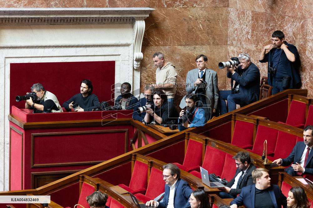 Questions to the government at the National Assembly - Paris