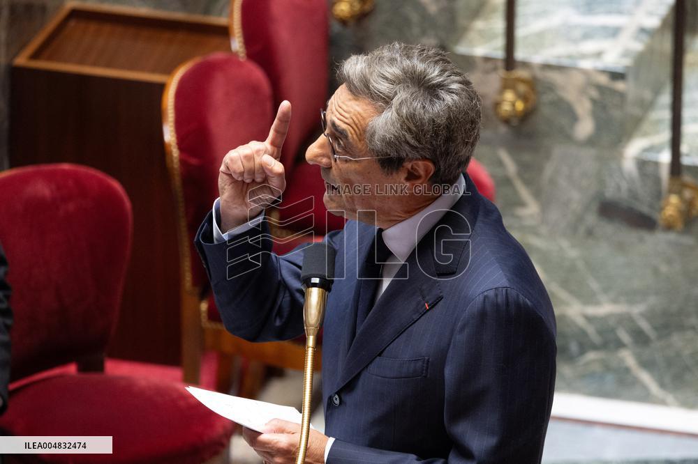 Questions to the government at the National Assembly - Paris