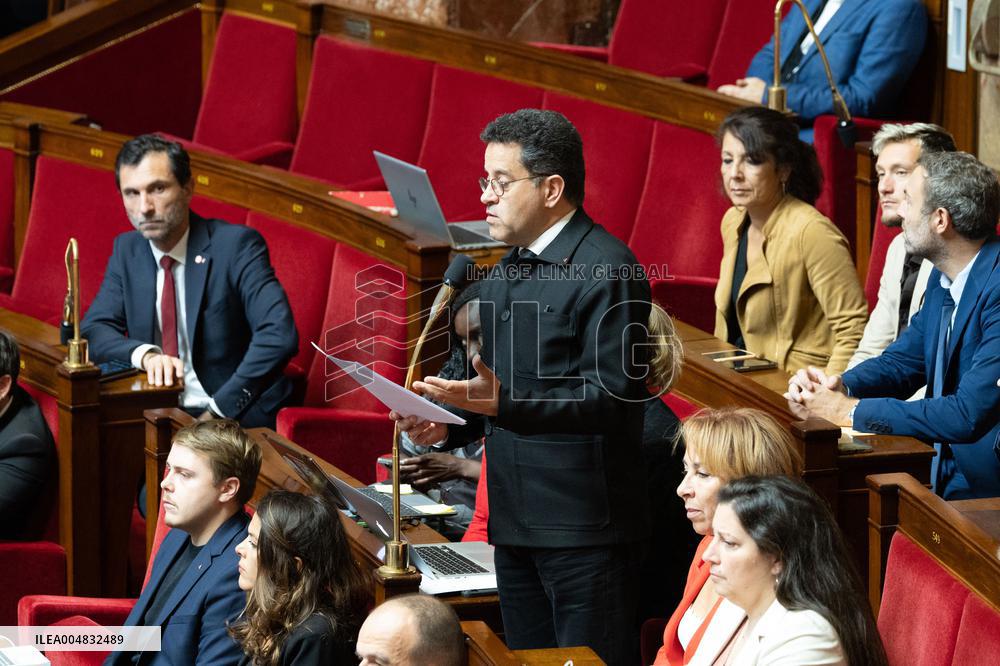 Questions to the government at the National Assembly - Paris