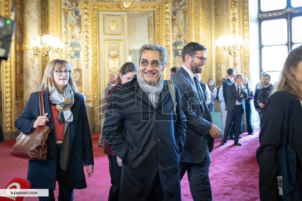 Session of questions to the government at The French Senate - Paris AJ